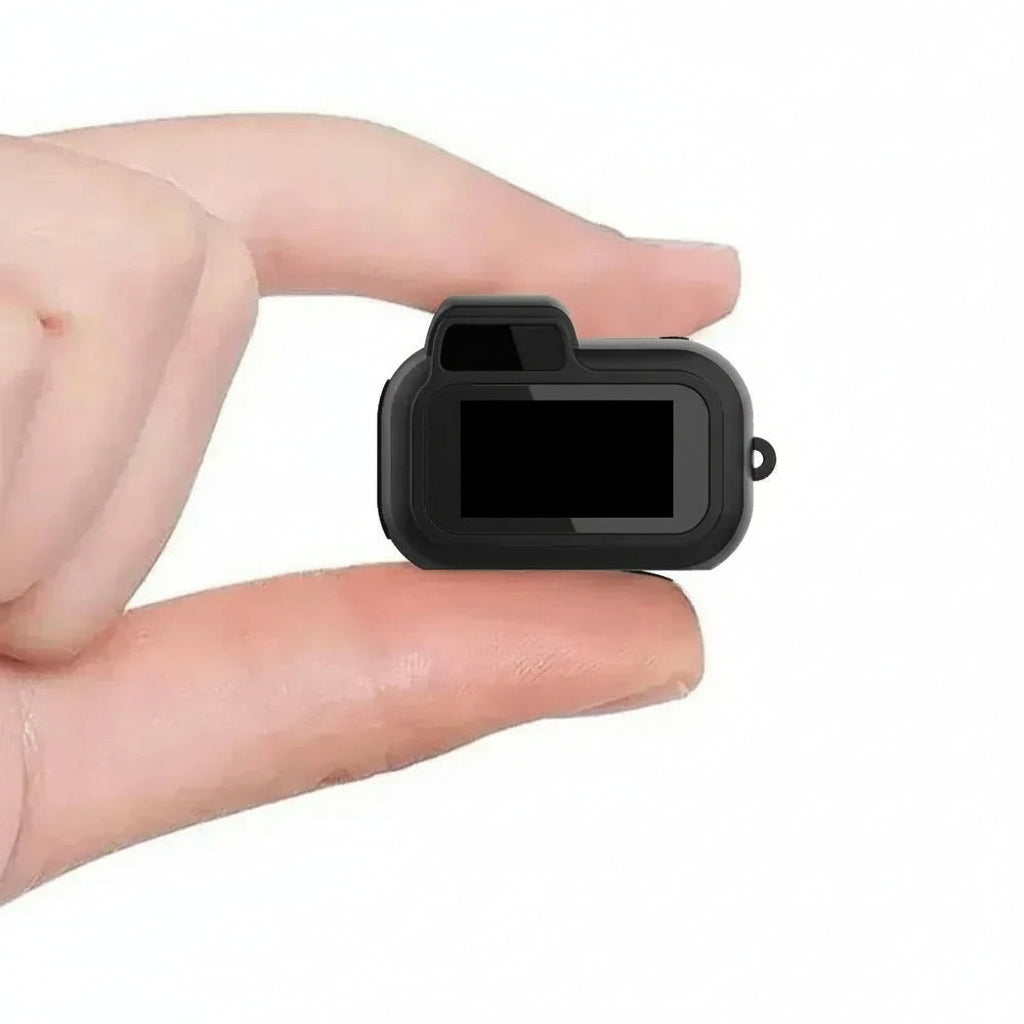 Mini Slr-Shaped 1080P Pocket DV Camera – Portable Body Cam, Action Camera with Display Screen, Loop Recording, & Filters