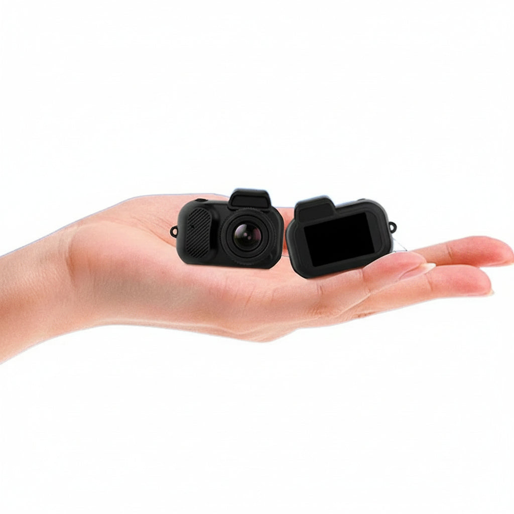 Mini Slr-Shaped 1080P Pocket DV Camera – Portable Body Cam, Action Camera with Display Screen, Loop Recording, & Filters