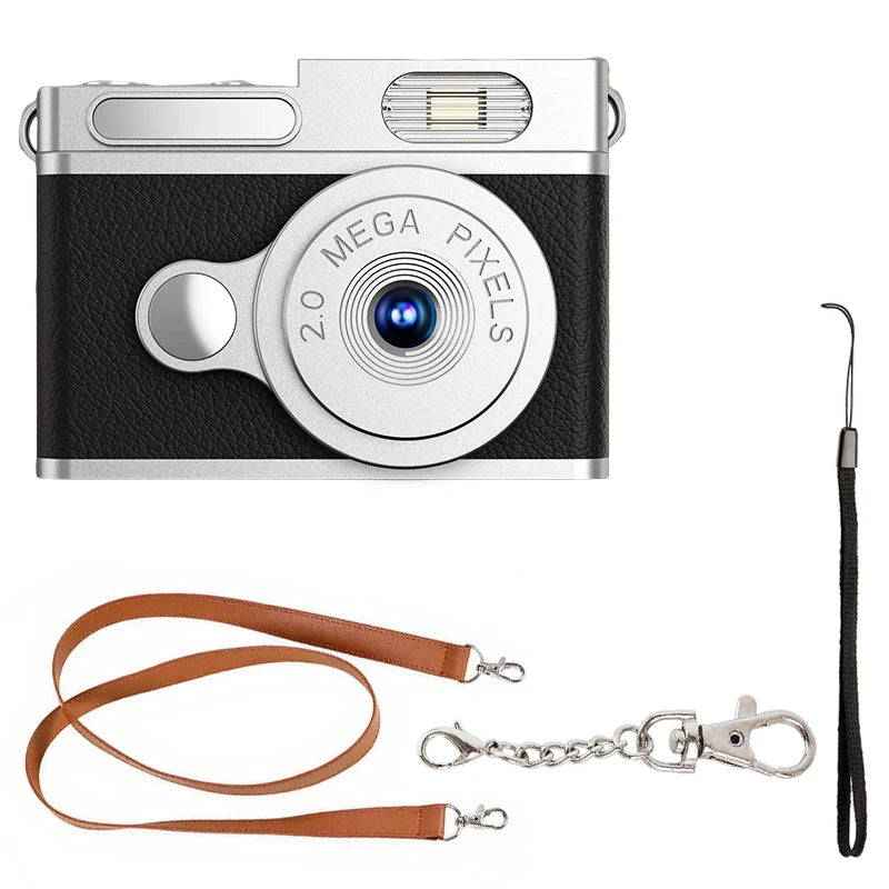 Mini Camera with Screen - 1080P HD Sensor, Portable Small Video Recorder for Indoor Home Outdoor Sports, Pocket-Sized Camcorder