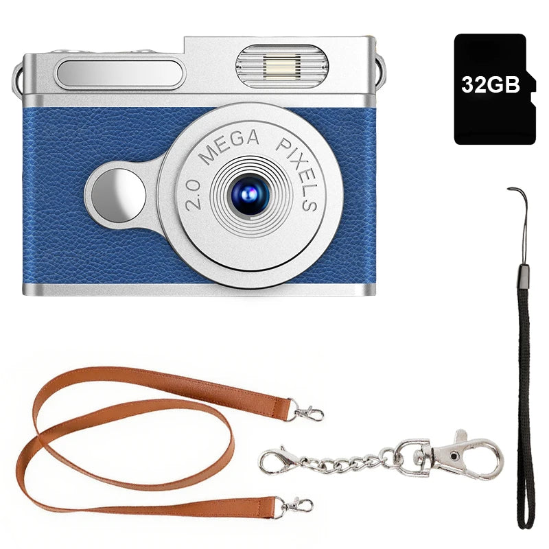 Mini Camera with Screen - 1080P HD Sensor, Portable Small Video Recorder for Indoor Home Outdoor Sports, Pocket-Sized Camcorder